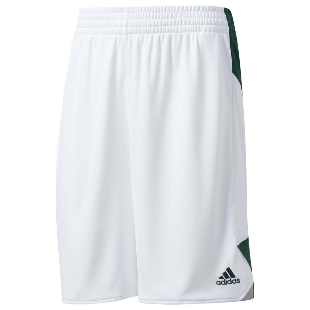 Adidas Crazy Explosive Basketball Shorts in White and Dark Green (Size: L)